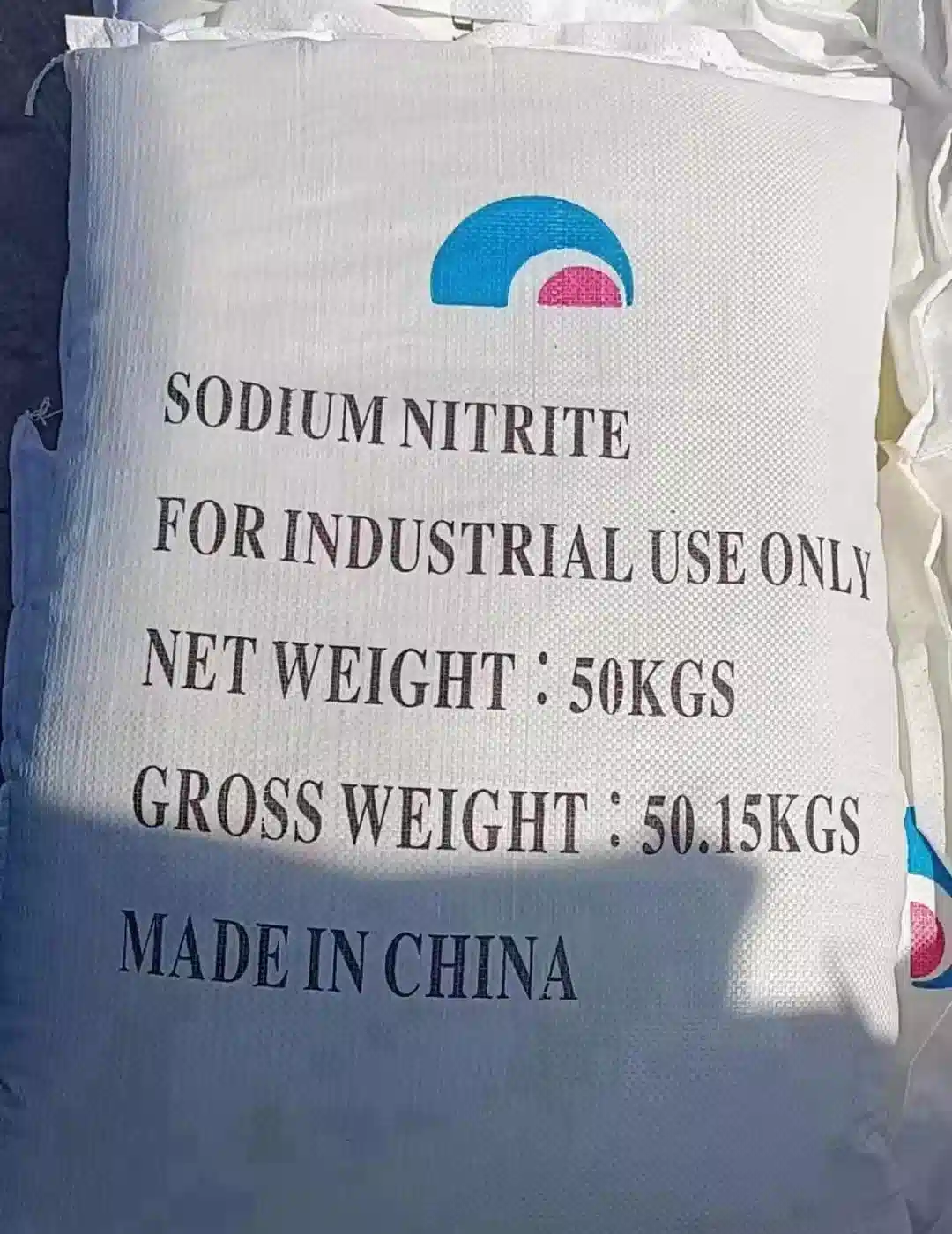 Kemasan ekspor natrium nitrit industri 50kg